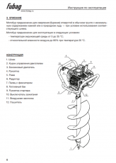 Мотобур FUBAG FPB 52