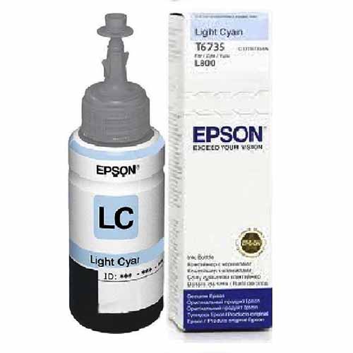 Тонер для картриджа Epson T67354A для L800 light cyan (70мл) (о)